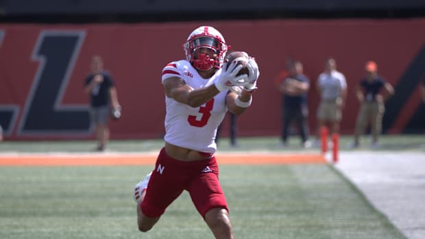 Samori Toure receiver Nebraska 2022 NFL draft